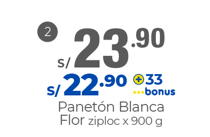 paneton blanca flor