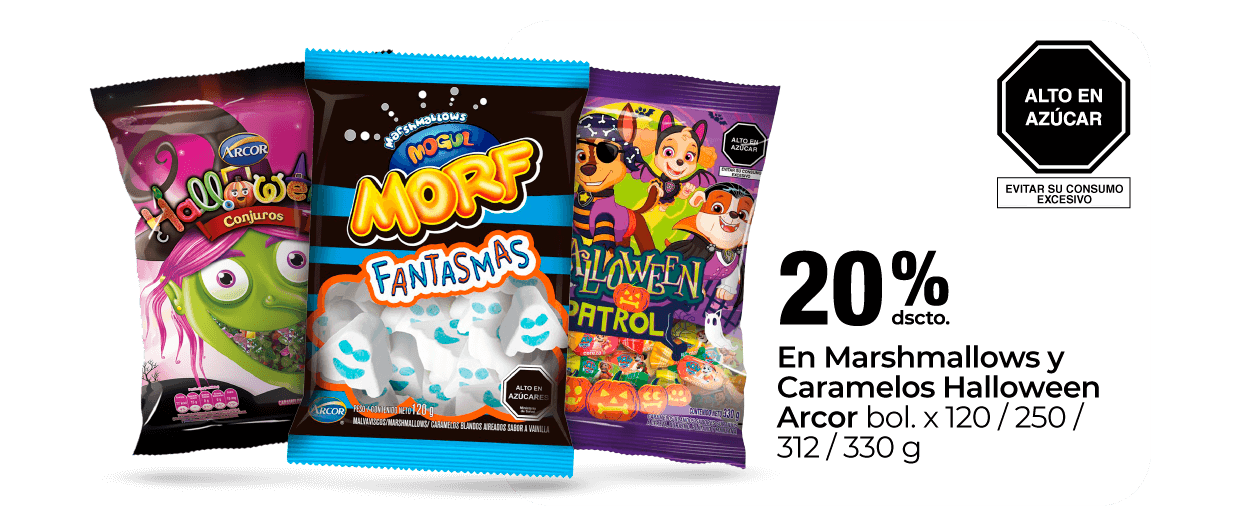 caramelos halloween arcor
